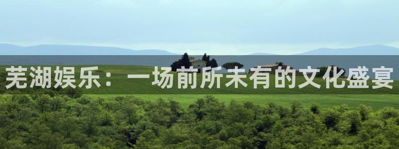 星耀国际官网版：芜湖娱乐：一场前所未有的文化盛宴