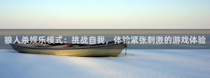 星耀国际平台官网入口：狼人杀娱乐模式：挑战自我，体验紧张刺激的游戏体验