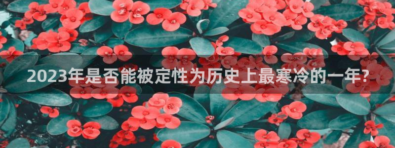 星耀国际4平台注册：2023年是否能被定性为历史上最寒冷的一年?