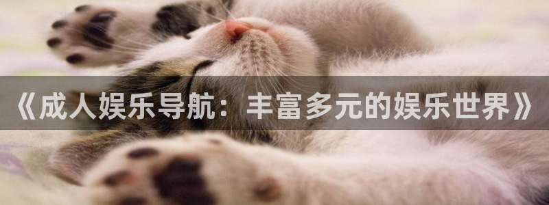 星耀国际体育合法嘛：《成人娱乐导航：丰富多元的娱乐世界》
